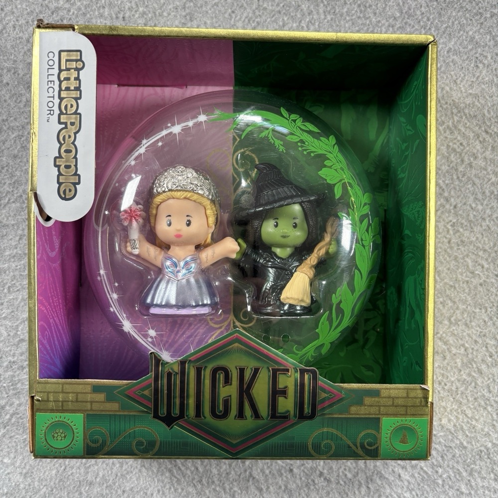Fisher Price Little People Collector Wicked Elphaba & Glinda 2 Figure Pack